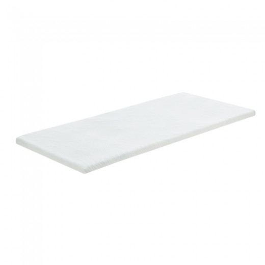 Ανώστρωμα Casmeriane pakoworld roll pack λευκό ύφασμα-memory foam 100x200x5εκ