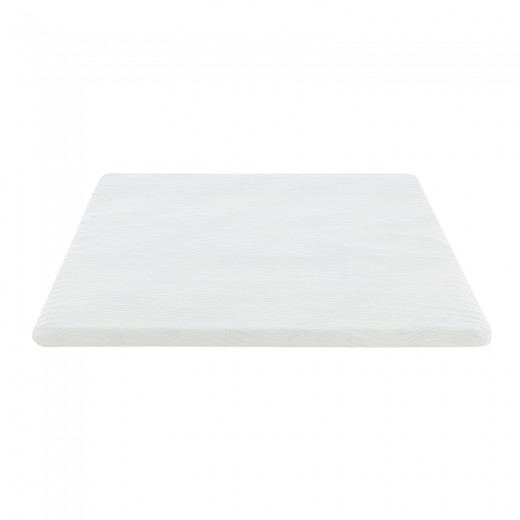 Ανώστρωμα Casmeriane pakoworld roll pack λευκό ύφασμα-memory foam 140x200x5εκ