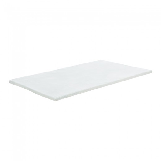 Ανώστρωμα Casmeriane pakoworld roll pack λευκό ύφασμα-memory foam 140x200x5εκ