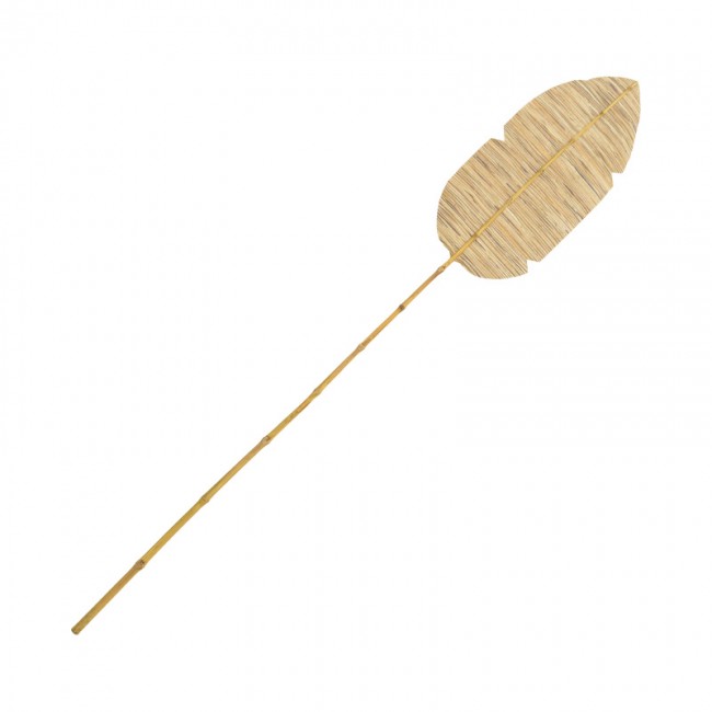 Διακοσμητικό φυτό Bantou Inart banana leaf σε φυσική απόχρωση Υ200εκ