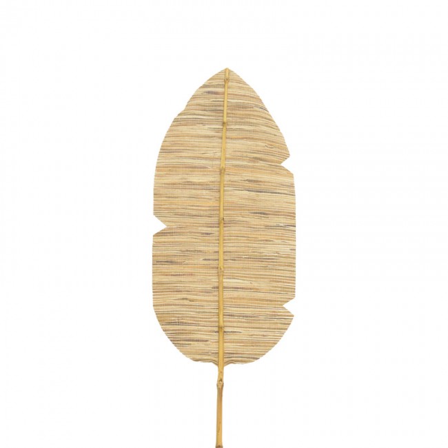 Διακοσμητικό φυτό Bantou Inart banana leaf σε φυσική απόχρωση Υ200εκ
