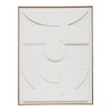 Διακοσμητικό τοίχου Louna pakoworld λευκό-φυσικό mdf 55x4x75εκ