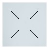 Επιφάνεια τραπεζιού Fervor pakoworld HPL ivory 70x70εκ πάχους 12mm