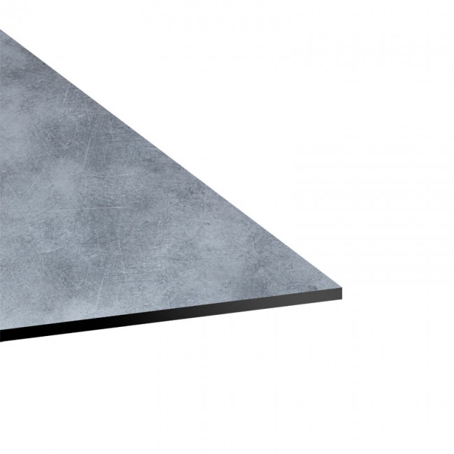 Επιφάνεια τραπεζιού Inspire pakoworld HPL γκρι cement 69x69εκ πάχους 12mm