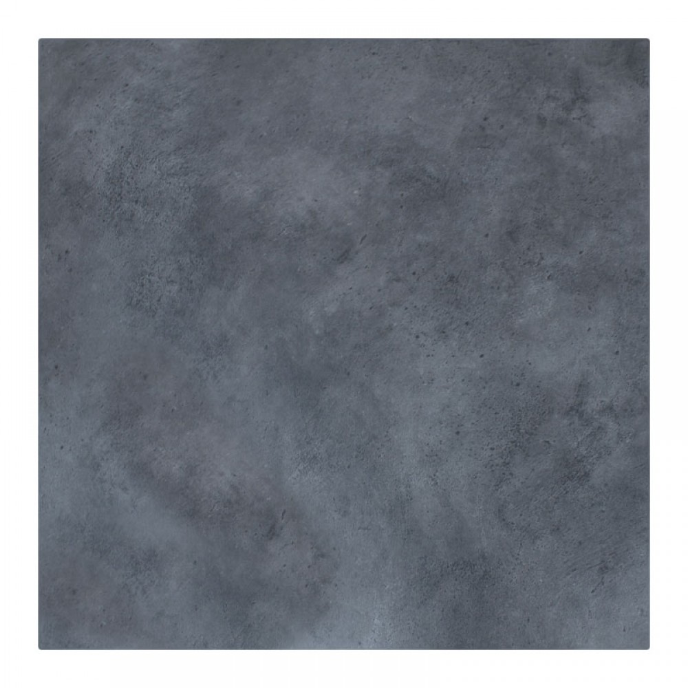 Επιφάνεια τραπεζιού Sizzle pakoworld Werzalit ανθρακί cement 70x70εκ πάχους 35mm