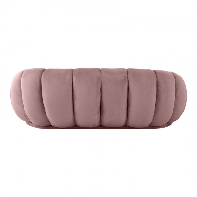 Καναπές Embrace pakoworld βελούδο σε σάπιο μήλο απόχρωση 180x105x65εκ