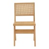 Καρέκλα Winslow pakoworld φυσικό rubberwood 45x56x82εκ