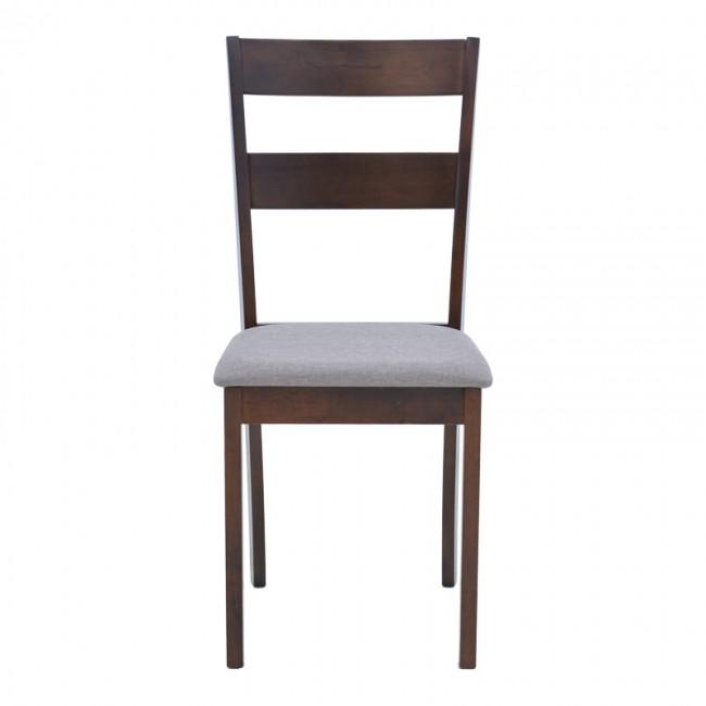 Καρέκλα Dallan  pakoworld σε καρυδί απόχρωση 40x47.5x89εκ