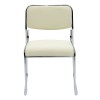 Καρέκλα επισκέπτη Asher pakoworld με PVC χρώμα λευκό