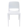 Καρέκλα Fenxy pakoworld pp σε λευκή απόχρωση 38x42x77εκ