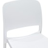 Καρέκλα Fenxy pakoworld pp σε λευκή απόχρωση 38x42x77εκ