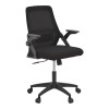 Καρέκλα γραφείου Reji pakoworld mesh ύφασμα μαύρο 58x60x89-99εκ