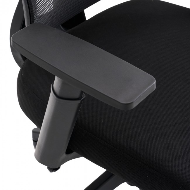 Καρέκλα γραφείου διευθυντή Cadrey pakoworld mesh μαύρο 67x64x120-128εκ