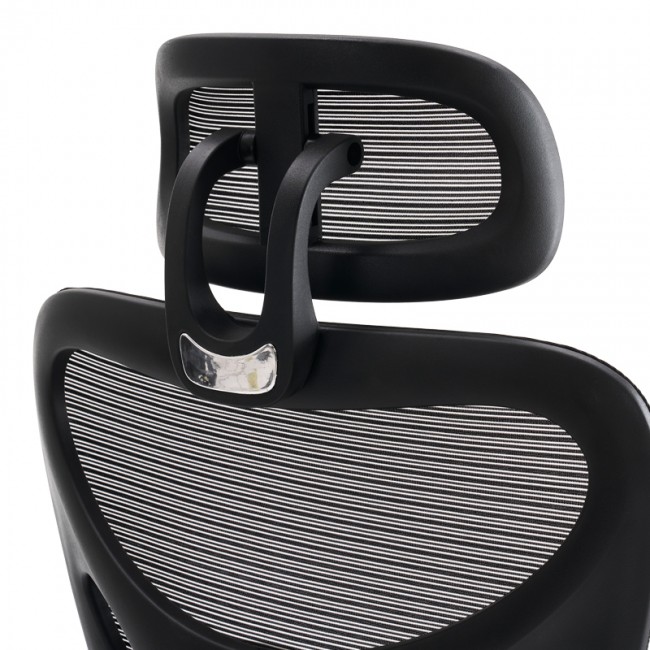 Καρέκλα γραφείου διευθυντή Cadrey pakoworld mesh μαύρο 67x64x120-128εκ