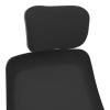 Καρέκλα γραφείου Peja pakoworld mesh ύφασμα μαύρο 58x60x107-117εκ