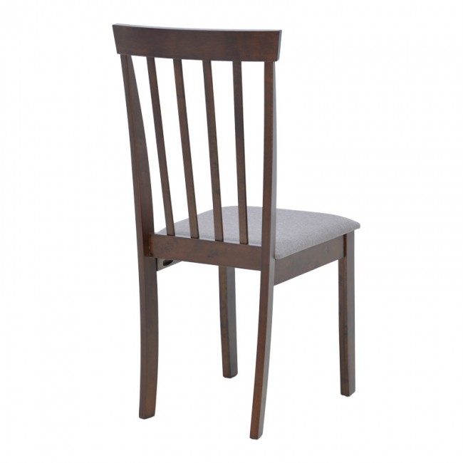 Καρέκλα Houston pakoworld σε καρυδί απόχρωση 40x49x94εκ