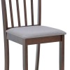 Καρέκλα Houston pakoworld σε καρυδί απόχρωση 40x49x94εκ