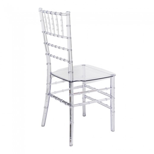 Καρέκλα Tiffany pakoworld διάφανο pc 38.5x46x88εκ