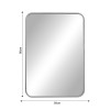 Καθρέπτης Classy Inart ασημί αλουμίνιο 50x2.5x80εκ