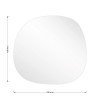 Καθρέπτης Frameless 1 pakoworld 49x1.2x52εκ