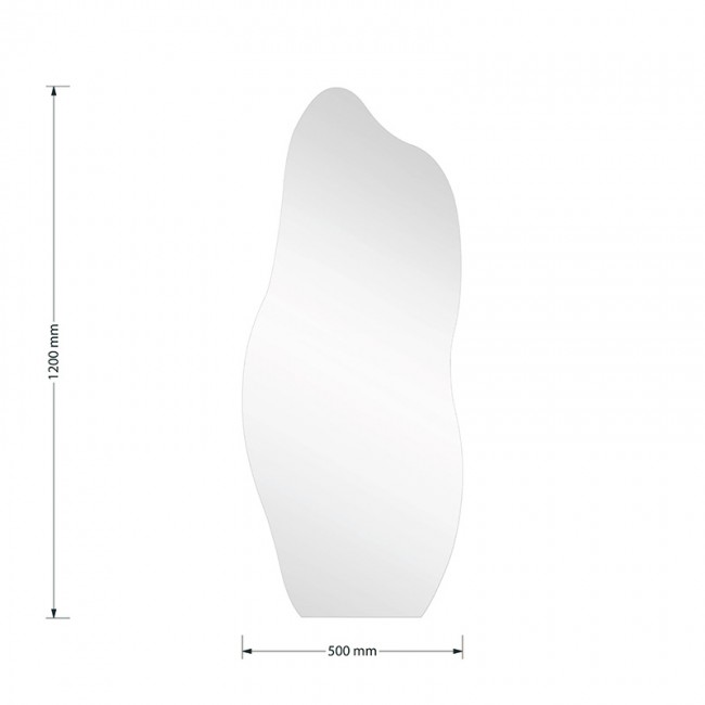 Καθρέπτης Ιrregular 1 pakoworld 50x1x120εκ