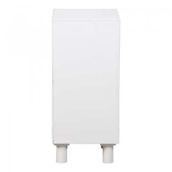 Κομοδίνο Emersi pakoworld MDF σε λευκή απόχρωση 40x32x70εκ