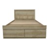 Κρεβάτι Olympus pakoworld με συρτάρι castillo-oak 100x200εκ