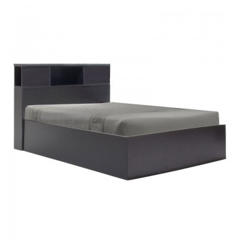 Κρεβάτι  OLYMPUS pakoworld σε χρώμα wenge 120x200εκ