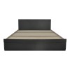 Κρεβάτι Olympus pakoworld με συρτάρι σε wenge απόχρωση 100x200εκ