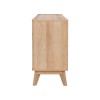 Μπουφές Hamea pakoworld mdf σε φυσική απόχρωση 150x39,5x73εκ