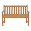 Καναπές Nat pakoworld teak ξύλο σε φυσική απόχρωση 120x57x96εκ