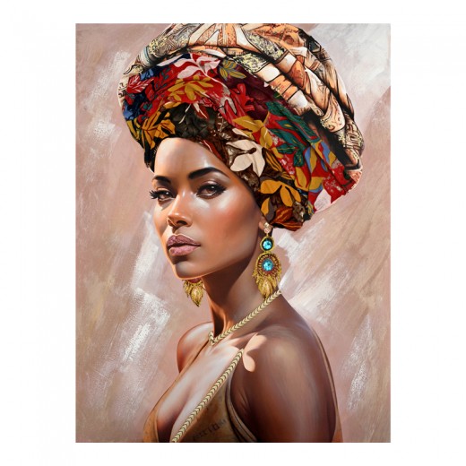 Πίνακας σε καμβά Facy I 3D Inart 90x3x120εκ