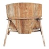Πολυθρόνα Brazin pakoworld φυσικό teak ξύλο 67x76x78.5εκ