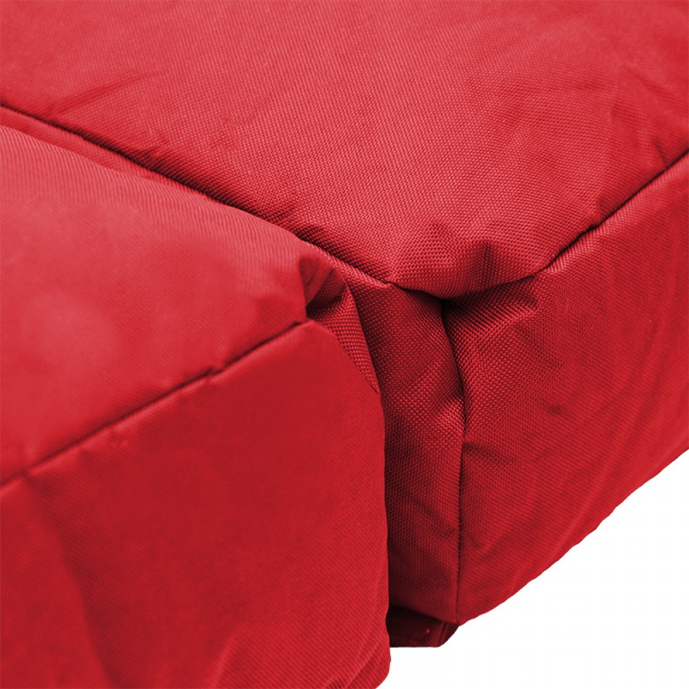 Πολυθρόνα πουφ-κρεβάτι Dreamy pakoworld αδιάβροχο κόκκινο