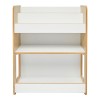 Ραφιέρα Seagull pakoworld φυσικό-λευκό mdf 57x34x70εκ
