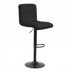 Σκαμπό μπαρ Remina pakoworld πτυσσόμενο μαύρο βελούδο-βάση μαύρο μέταλλο 44x44x112εκ Σκαμπό μπαρ Remina pakoworld πτυσσόμενο μαύρο βελούδο-βάση μαύρο μέταλλο 44x44x112εκ