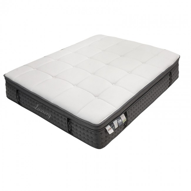 Στρώμα Luxury pakoworld pocket spring+gel memory foam+latex 34-36cm 150x200εκ