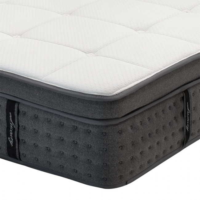 Στρώμα Luxury pakoworld pocket spring+gel memory foam+latex διπλής όψης aloe vera 34-36cm 150x200εκ