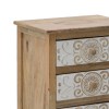 Συρταριέρα Inart 3-50-245-0017 ξύλο φυσικό-λευκό 49x35x61εκ