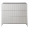 Συρταριέρα Zeplen pakoworld MDF σε λευκή απόχρωση 80x40x75εκ