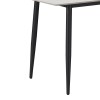 Τραπεζαρία Aurora I-Gustas pakoworld σετ 5τεμ sintered stone-μαύρο 120x60x75εκ