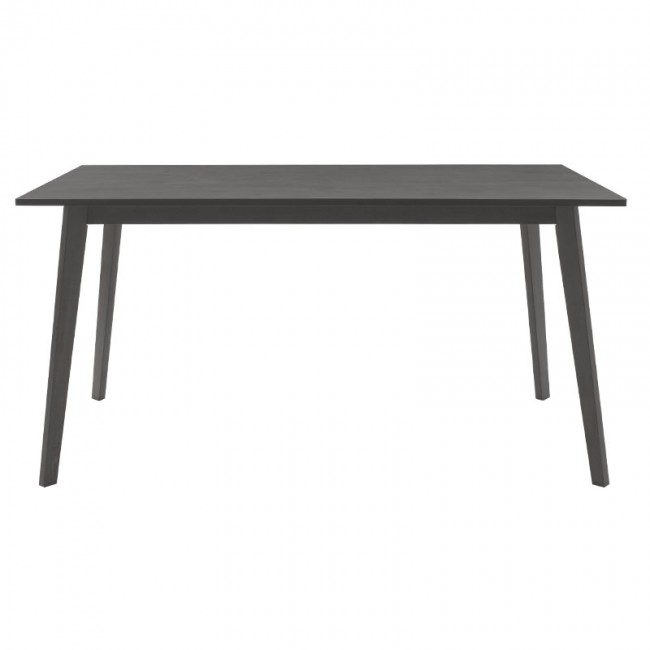 Τραπέζι Benson pakoworld MDF σε rustic grey απόχρωση 150x90x75εκ
