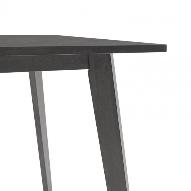 Τραπέζι Benson pakoworld MDF σε rustic grey απόχρωση 150x90x75εκ