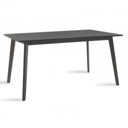 Τραπέζι Benson pakoworld MDF σε rustic grey απόχρωση 150x90x75εκ