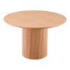 Τραπέζι Mesa pakoworld MDF σε Oak απόχρωση Φ120x75εκ