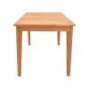 Τραπέζι Ory pakoworld teak ξύλο σε φυσική απόχρωση 160x80x75εκ