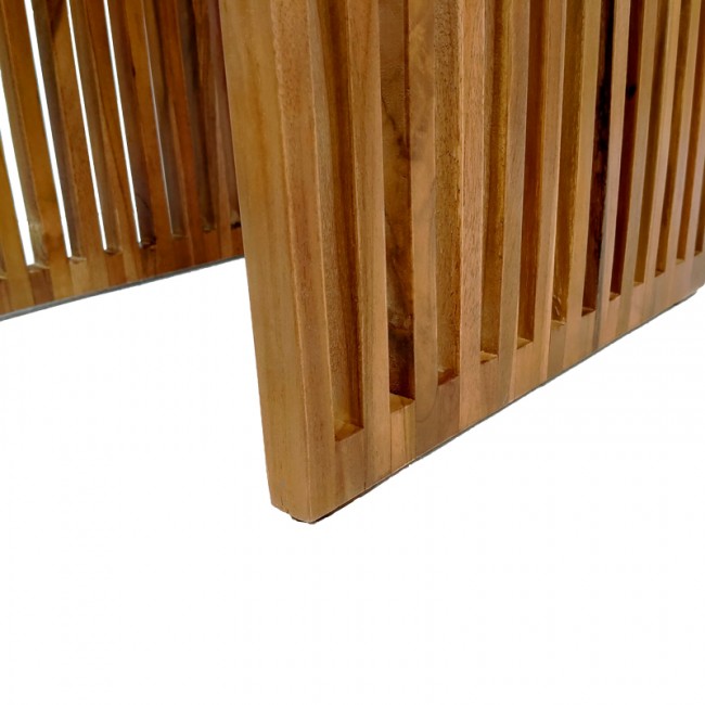 Βοηθητικό τραπέζι Saimon pakoworld  teak ξύλο σε φυσική απόχρωση 40x40x40εκ Βοηθητικό τραπέζι Saimon pakoworld  teak ξύλο σε φυσική απόχρωση 40x40x40εκ