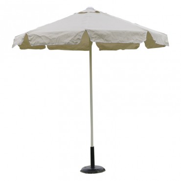 Ομπρέλα μεταλλική επαγγελματική σε εκρού χρώμα Ø2,35m