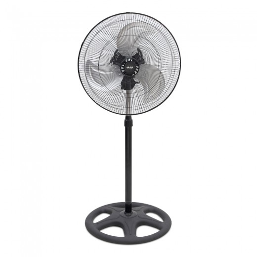 Ανεμιστήρας με ορθοστάτη (18") 45εκ. 75W 360 μοιρών χρώμα μαύρο