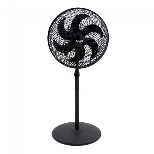 Ανεμιστήρας με ορθοστάτη (18") 45εκ. 90W με 6ΡΡ πτερύγια χρώμα μαύρο
